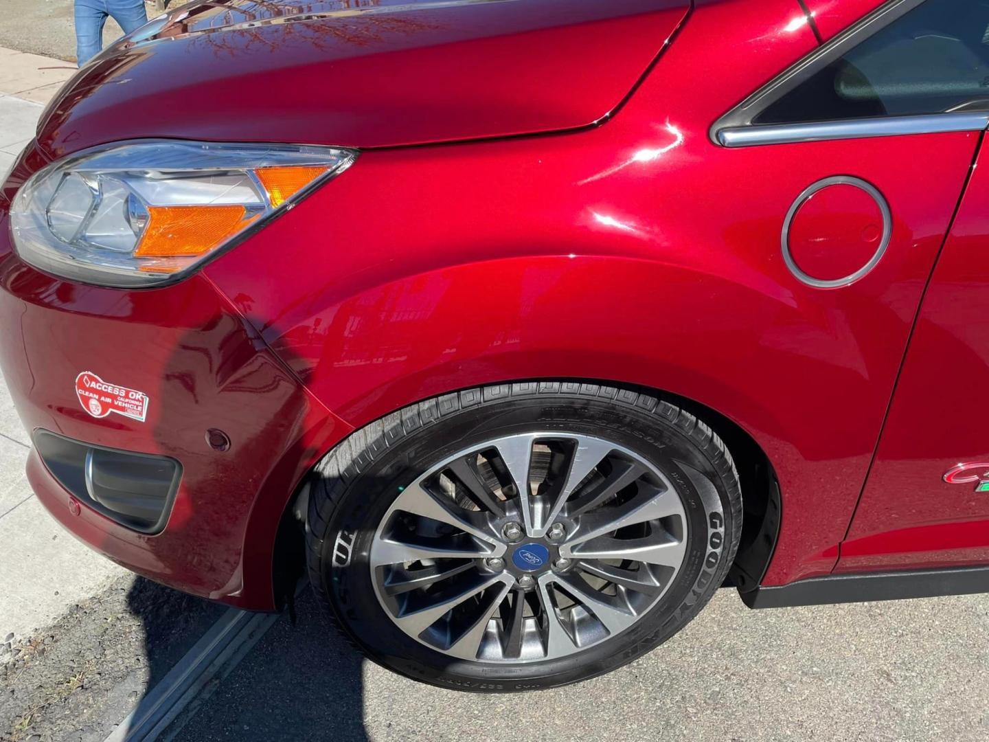 2017 RED /BLACK Ford FORD C-MAX (1FADP5FU6HL) , located at 744 E Miner Ave, Stockton, CA, 95202, (209) 944-5770, 37.956863, -121.282082 - Photo#4